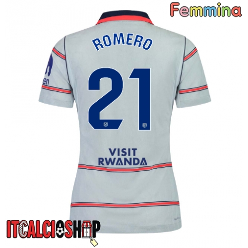 Atletico Madrid Cristian Romero #21 Terza Maglia Femmina 2026-27 Manica Corta